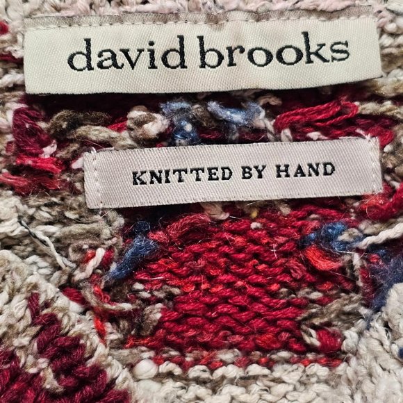 David Brooks Women's Vintage Inspired Aztec Pattern Sweater  - Size M - Picture 3 of 3